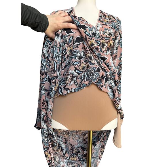 REVOLVE For Love and Lemons Gracie Floral Long Sleeve Maxi Dress Size Small - Picture 6 of 10